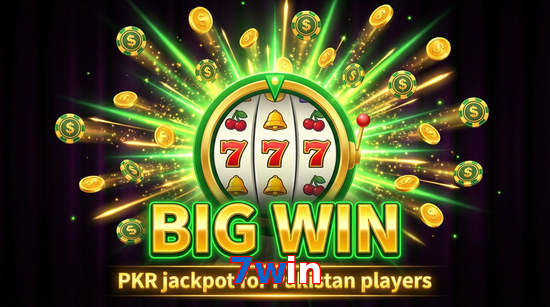 Big win animation on 7Win slot game